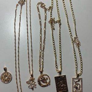 gold dragon necklaces